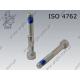 Hex socket head cap screw  M 6×100-8.8 zinc plated DIN 267-28 KLF ISO 4762