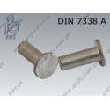 Rivet for brake linings  6×12-Al   DIN 7338 A per 500