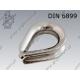 03  Kabelkous 5 mm rvs A4 din 6899 B  per 10