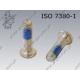 Hexagon socket button head screw  FT M10×40-010.9 zinc plated DIN 267-28 KLF ISO 7380-1