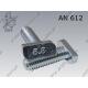 Hammer head bolts for steel profiles  M 8×25-8.8 zinc plated  AN 612