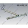 Round head rivet  6×60  zinc plated  DIN 660