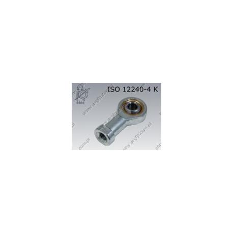Self-aligning joint  M 8  zinc plated  ISO 12240-4 K