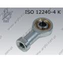Self-aligning joint  M12  zinc plated  ISO 12240-4 K