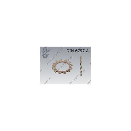 External tooth washer  3,2(M 3)-A2   DIN 6797 A