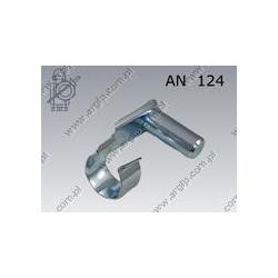 Lockable pins for fork joints  4× 8  zinc plated  AN 124