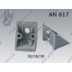 Angle bracker for aluminium profiles  N 6- 30×30×30-Al   AN 617