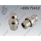 Grease nipple with plain shank (180)  6-A1   ~DIN 71412 A