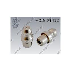 Grease nipple with plain shank (180)  6-A1   ~DIN 71412 A