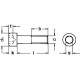 02 Binnenzeskantbout M2,5 x 5 A2 per 1000 stuks