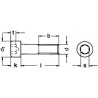 04 Binnenzeskantbout M8 x 16 A2 per 200 stuks