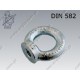 Lifting eye nut  M27-C15 zinc plated  DIN 582