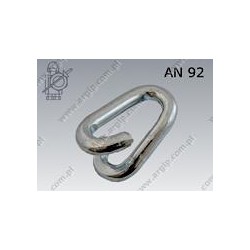 03 Noodschakels   5 mm   zinc plated  AN 92 per 100