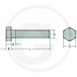 05 Zeskantbout 16 x 180 mm 10.9