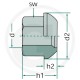 01 wielmoer conische M12 x 1.5 mm