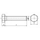 16 Zeskantbout M3 x 40 mm 8.8 per   stuk