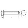 31 Zeskantbout M8 x 130 mm 8.8 per stuk