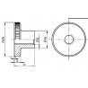 03 Kartelmoer hoog M5 per 100