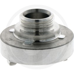 Vaste koppeling met buitendraad 1 1/4"