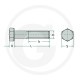 09 Zeskantbout 10 x 1.25 x 140  mm zwart 10,9 per stuk