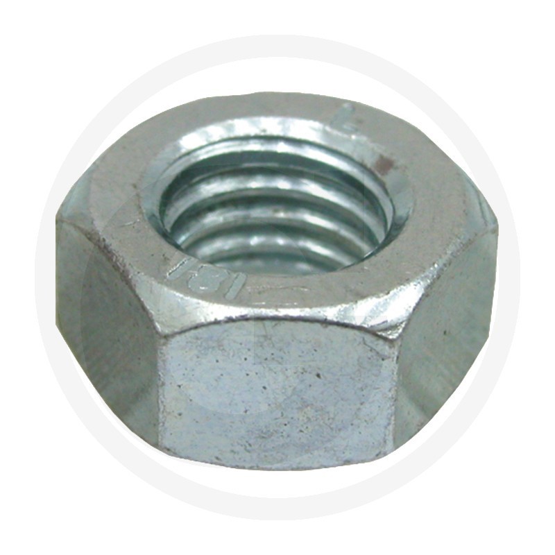 24 Zeskantmoer M36 x 3 mm 8.8 zwart per stuk