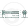11 Binnenzeskant M 12 x 1,5  x 80 mm  12.9 per stuk