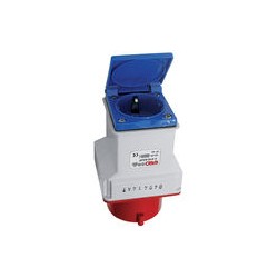 06 CEE Adapter  400V, 16A, stekkerdoos 230V, 16A
