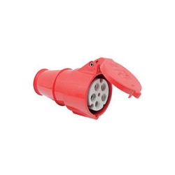 09 CEE koppelstopcontact  4 polig plus randaarde 16 amp 380 volt