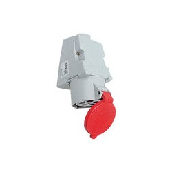 15 CEE wandcontact doos   4 polig plus randaarde 32 amp 380 volt