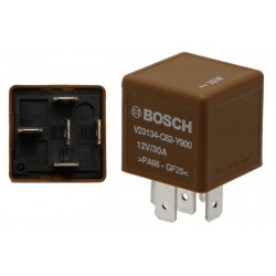 01 Schakel relais 12 volt 30 amp 5 polig maakcontact
