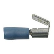 02 Vlakstekker man/vrouw kleur blauw  per 50 stuks