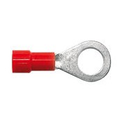 02 Kabeloogjes kleur rood 1.5 mm oogdiam 4.3 mm per 100 stuks
