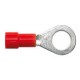 03 Kabeloogjes kleur rood 1.5 mm oogdiam 5.3 mm  per 100 stuks