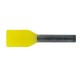 01 Adereind huls geisoleerd 0.5 mm²  geel per 100 stuks