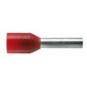 02 Adereind huls geisoleerd 1.5 mm kwadraat kleur  rood