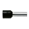 05 Adereind huls geisoleerd 6.0  mm kwadraat kleur zwart