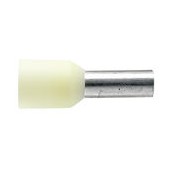06 Adereind huls geisoleerd 10.0 mm² ivoor per 100 stuks