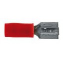 Vlakstekkers met huls rood