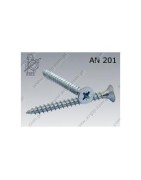 spaanplaatschroeven 4 mm TORX  verzinkt